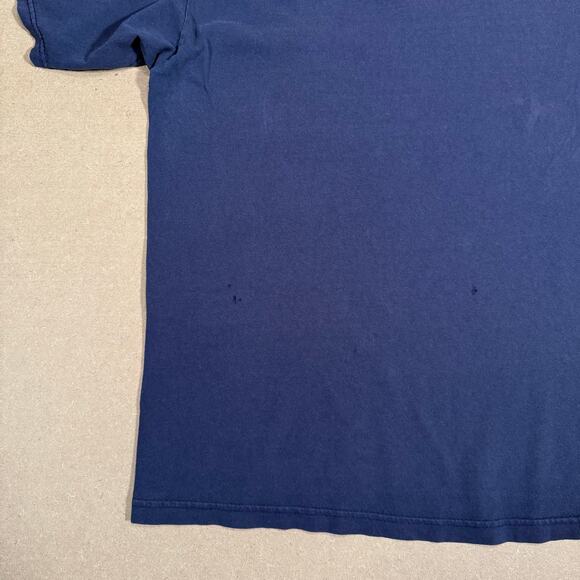 Vintage Houston Texans Embroidered T-Shirt 2XL Navy Delta Pro Weight Faded Worn - Picture 5 of 9